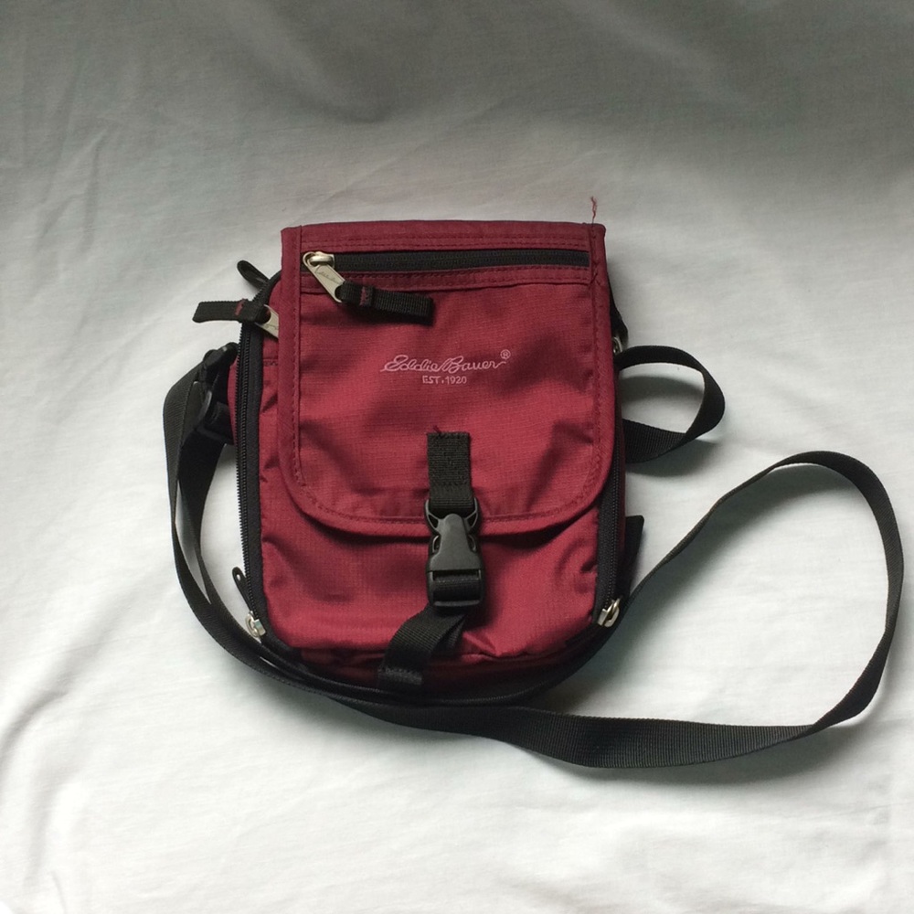 Maroon/Red Women’s Eddie Bauer Crossbody Purse